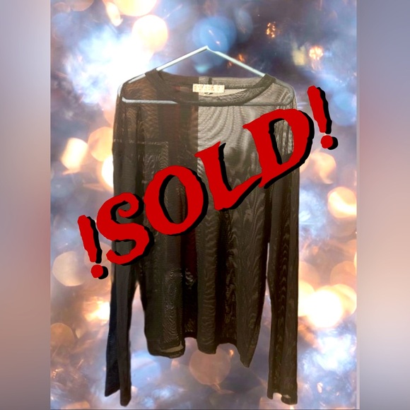 CATHERINE COATNEY Tops - RARE VTG Catherine Coatney XL Fishnet Top Iconic San Francisco Gothic Elegance